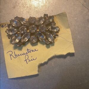 Elegant Rhinestone Brooch